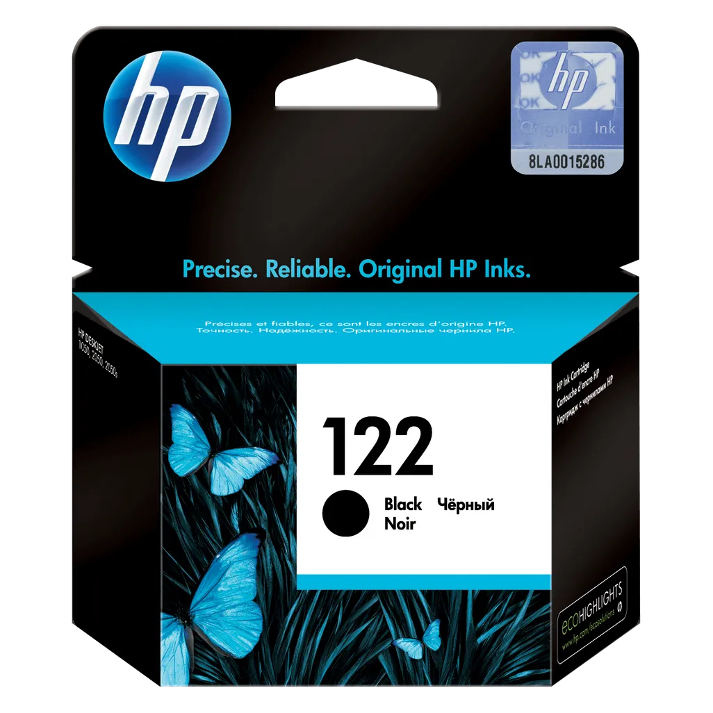 HP 122 Black Ink Cartridge