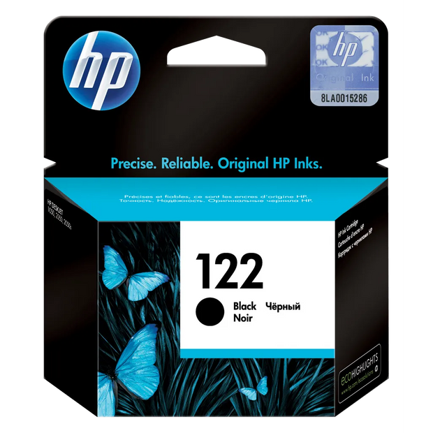 HP 122 Black Ink Cartridge