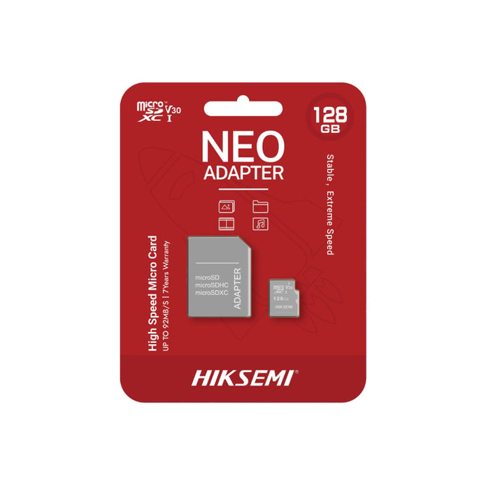 HikSemi 128GB Micro SD Card + Adapter