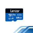 64GB Lexar® High-Performance 633X MicroSD