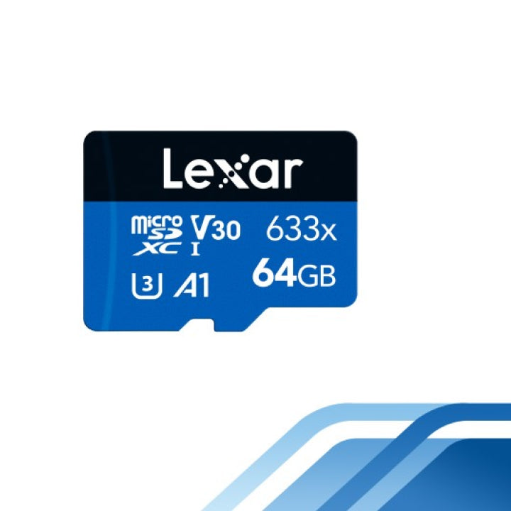 64GB Lexar® High-Performance 633X MicroSD