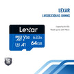 64GB Lexar® High-Performance 633X MicroSD